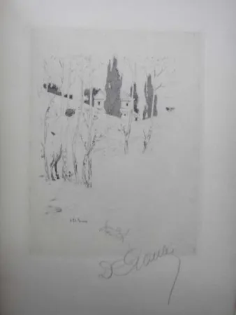 版画 Fournier - [Eaux-fortes pour] Contes, Hyalis....