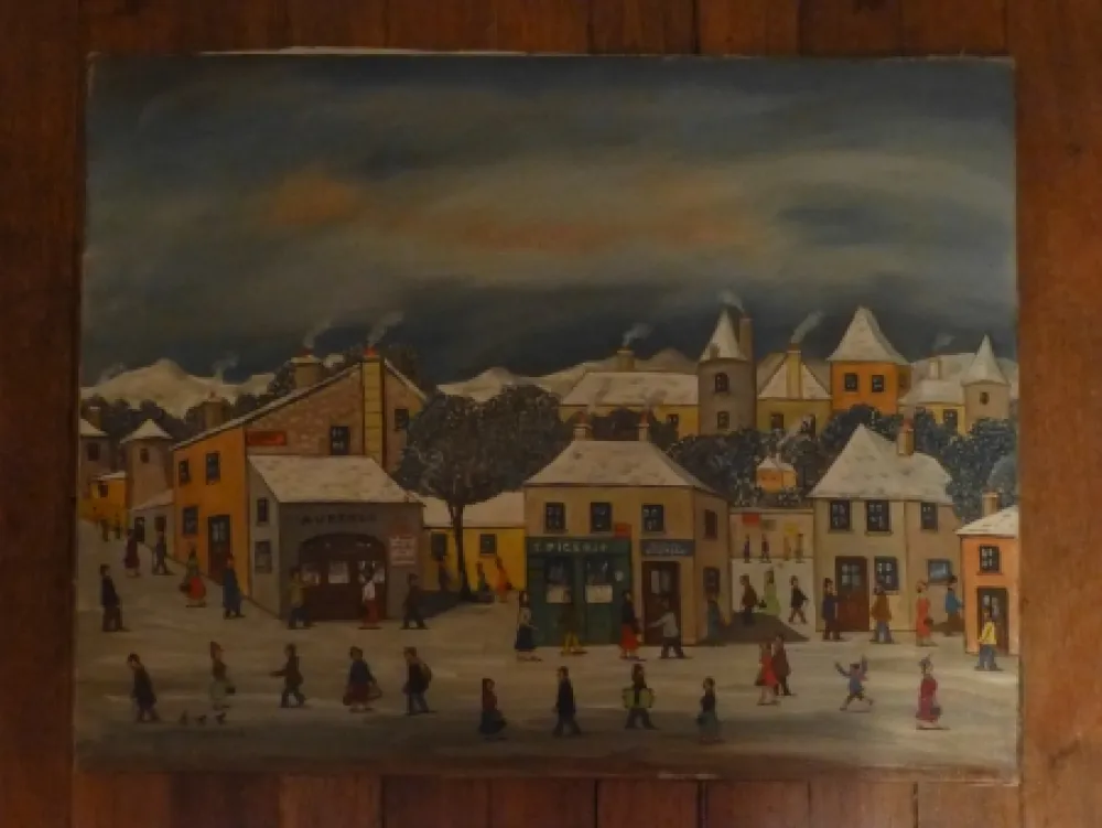 无技术 Fous - Rue du Chateau , l'hiver