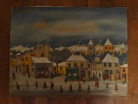 无技术 Fous - Rue du Chateau , l'hiver