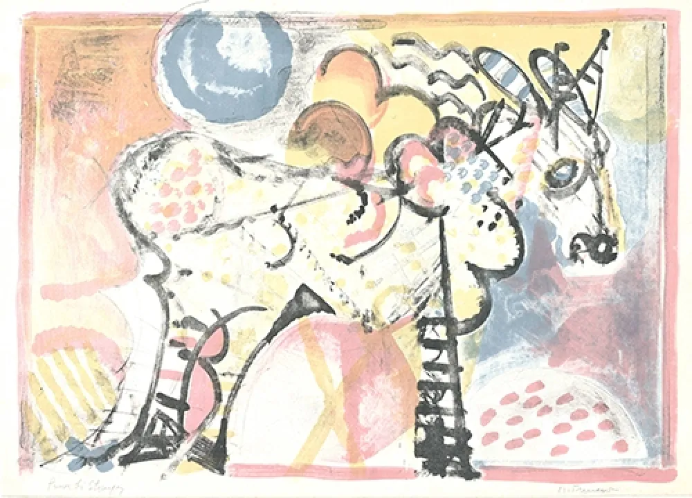石版画 Francesconi - Cavallo