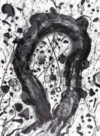 石版画 Francis - From poème dans le ciel