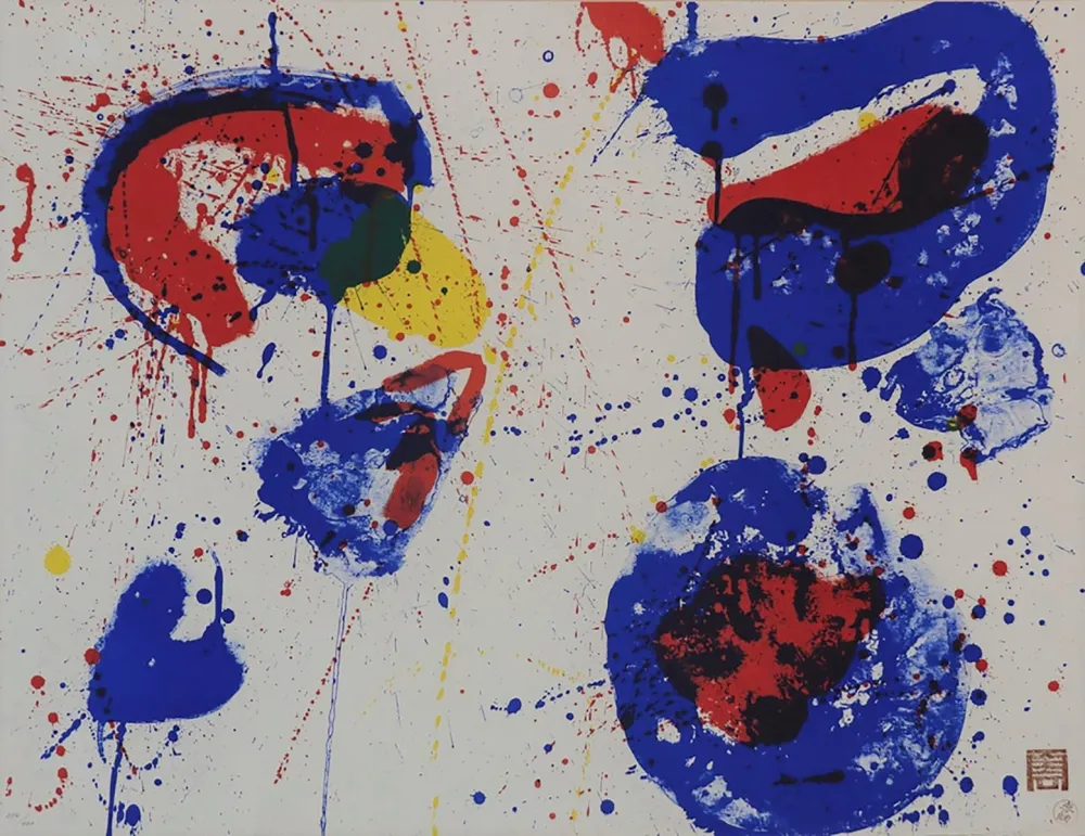 石版画 Francis - Hurrah for the Red, White and Blue (SF-17)
