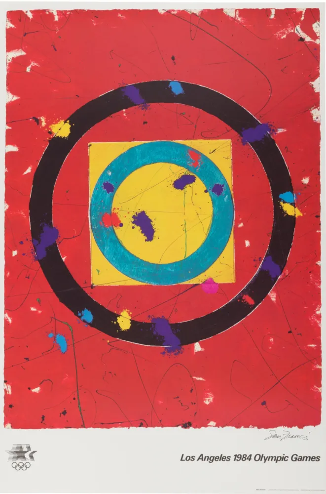 石版画 Francis - Los Angeles Olympic 1984 - Hand-signed