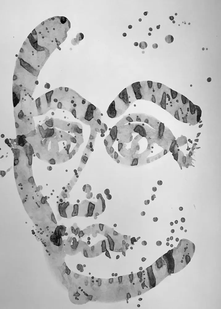 石版画 Francis - Self Portrait