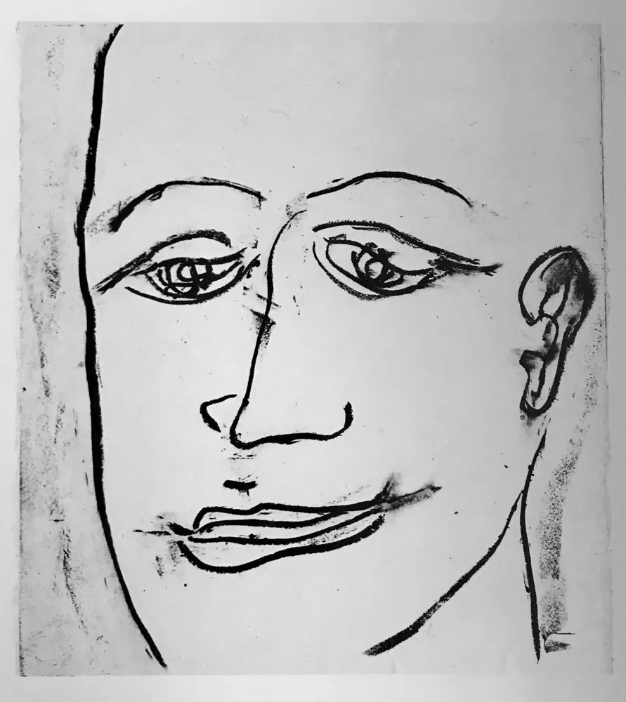 石版画 Francis - Self Portrait