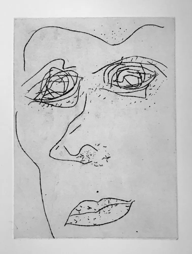 飞尘腐蚀法 Francis - Self Portrait