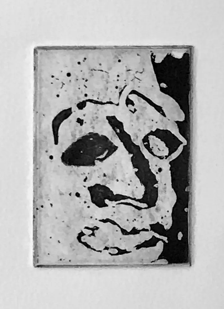 飞尘腐蚀法 Francis - Self Portrait