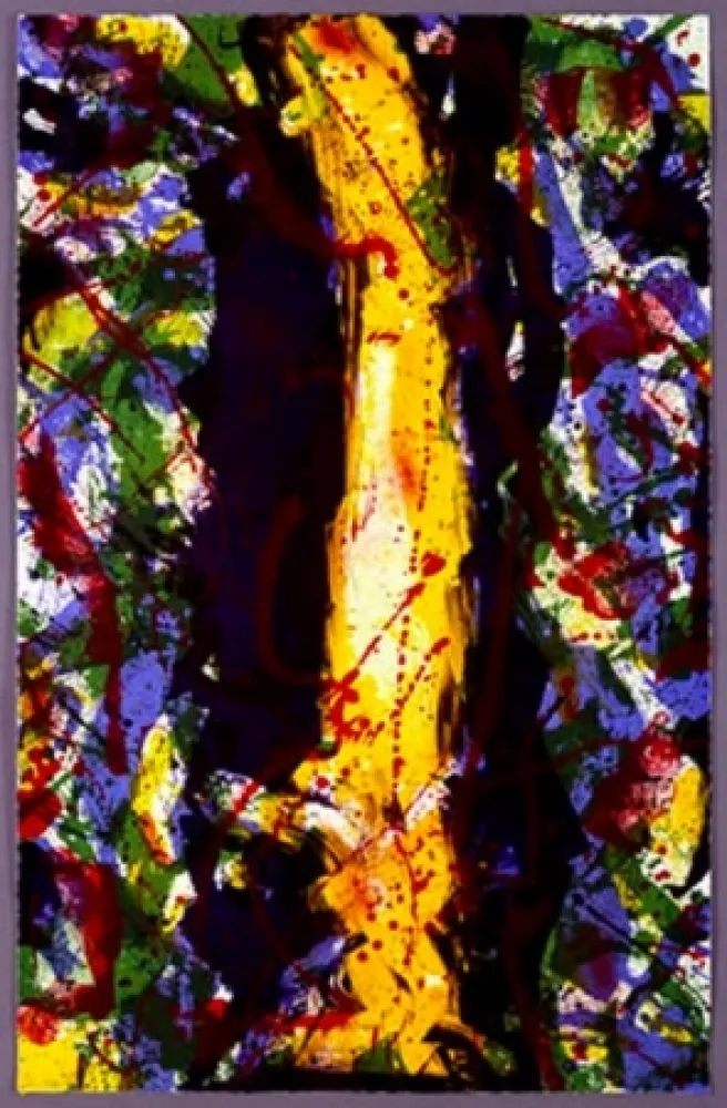 石版画 Francis - Untitled (yellow down centre)