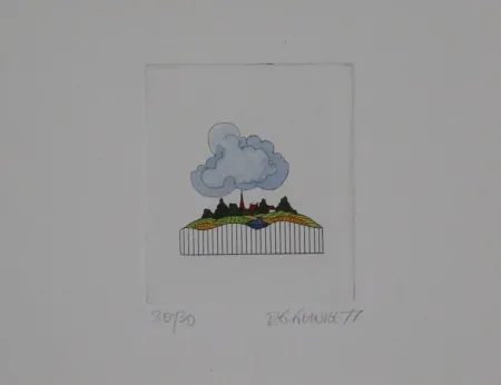 蚀刻飞尘法 Franke - Landschaft / Landscape