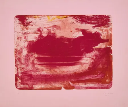 石版画 Frankenthaler - The Red Sea