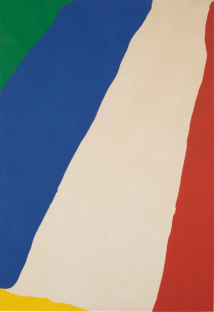 丝网印刷 Frankenthaler - Untitled