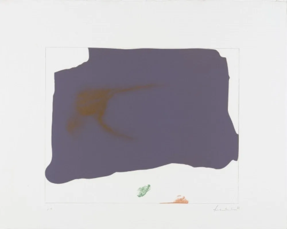 石版画 Frankenthaler - Variation II on Mauve Corner