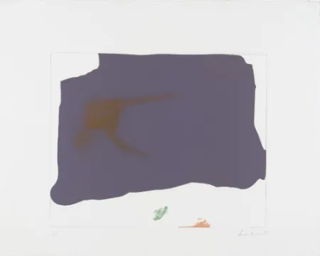石版画 Frankenthaler - Variation II on Mauve Corner