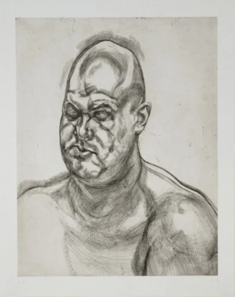 版画 Freud - Large Head