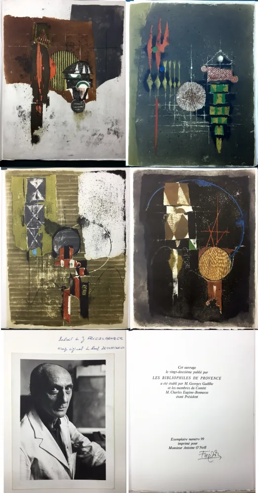 插图书 Friedlaender - Arthur Rimbaud. LES ILLUMINATIONS. Les Bibliophiles de Provence 1979