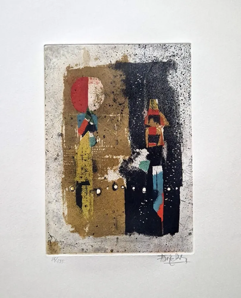 蚀刻版画 Friedlaender - Composition