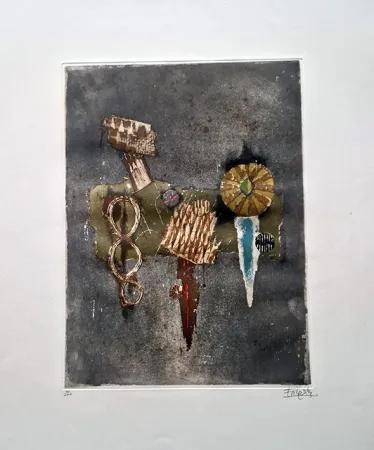 蚀刻版画 Friedlaender - Composition