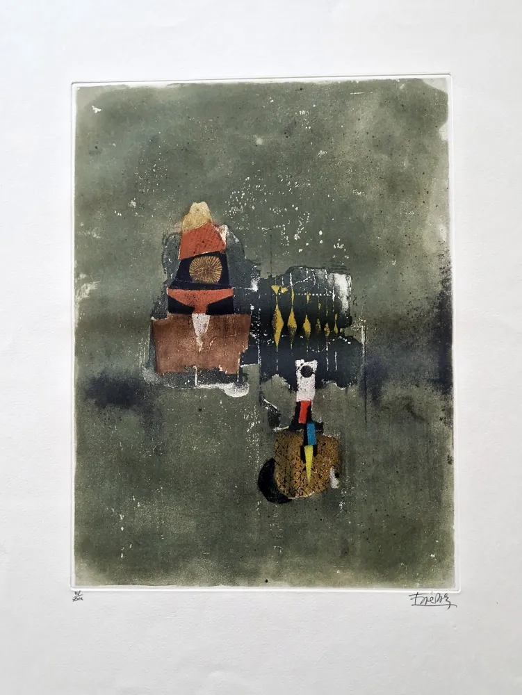 蚀刻版画 Friedlaender - Composition