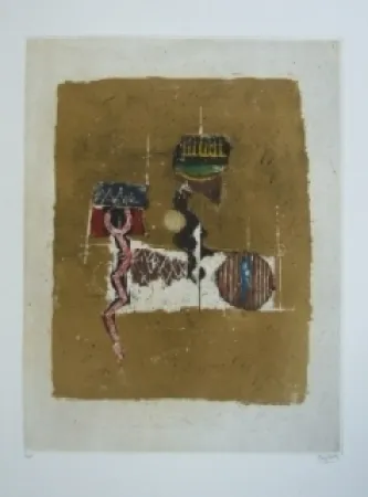 版画 Friedlaender - Composition 27