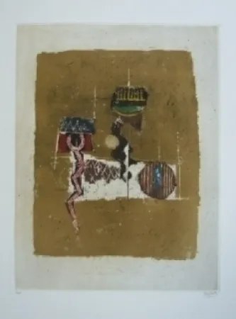 版画 Friedlaender - Composition 27