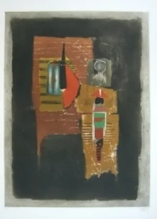 版画 Friedlaender - Composition 3