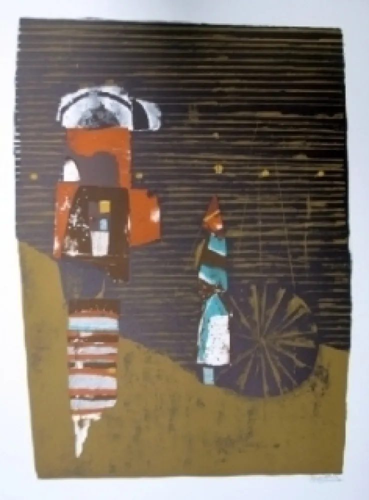 油毡版画 Friedlaender - Composition 31