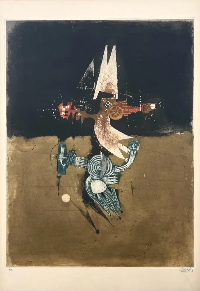 版画 Friedlaender - Les Oiseaux 