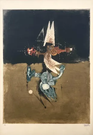 版画 Friedlaender - Les Oiseaux 