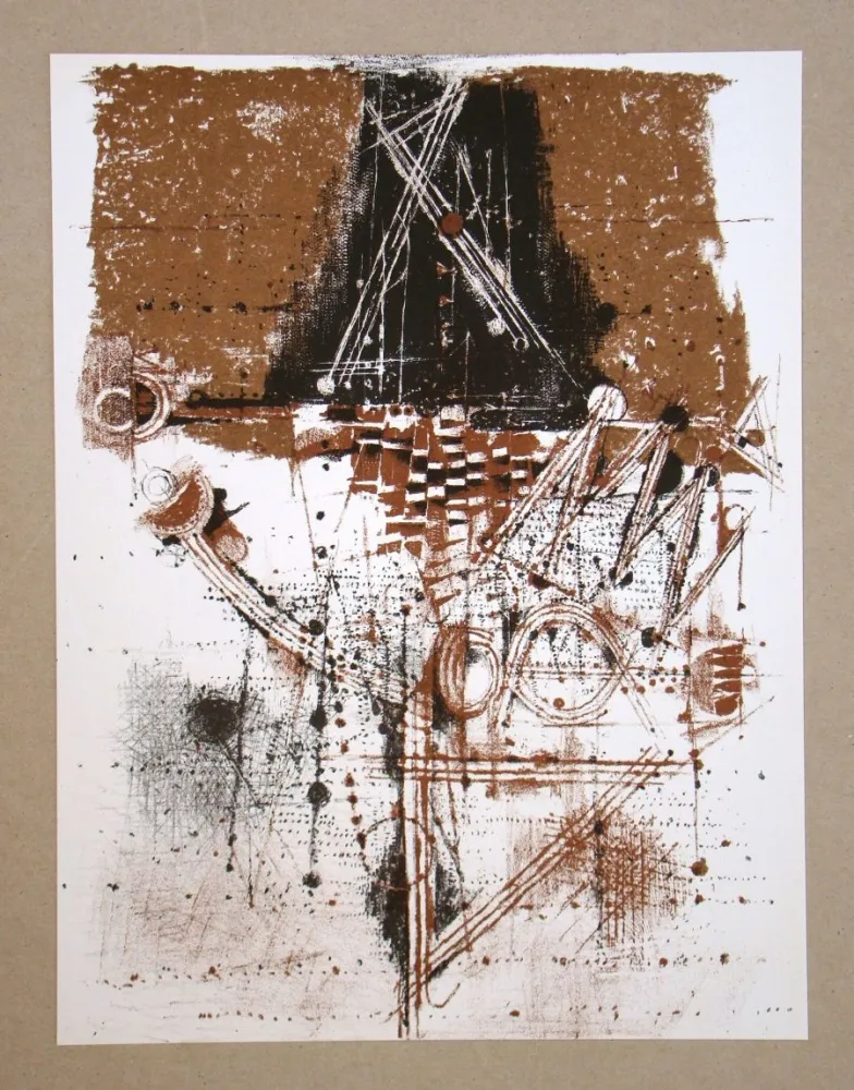 石版画 Friedlaender - Les oiseaux