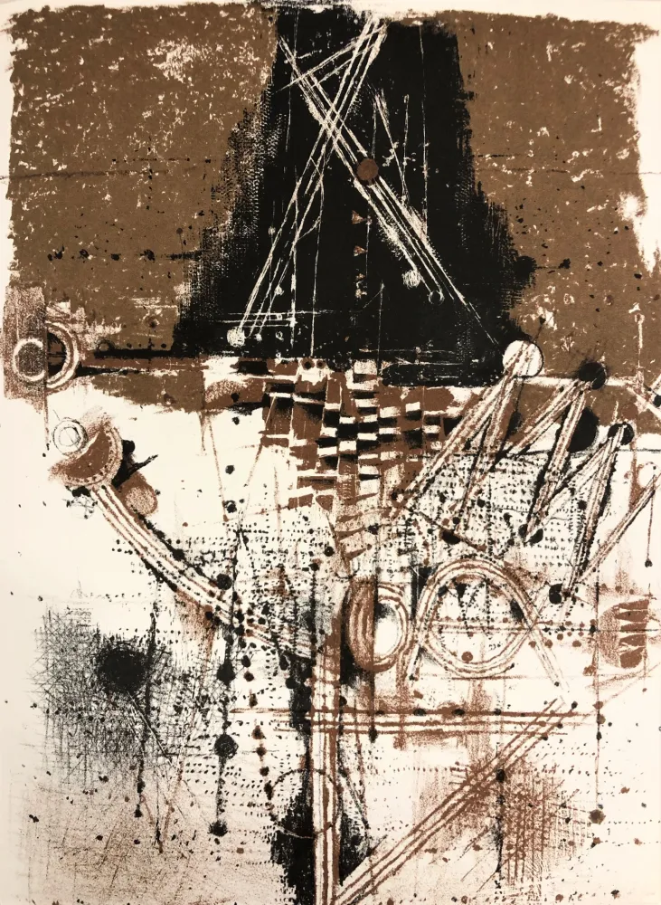 石版画 Friedlaender - Les oiseaux (The Birds)