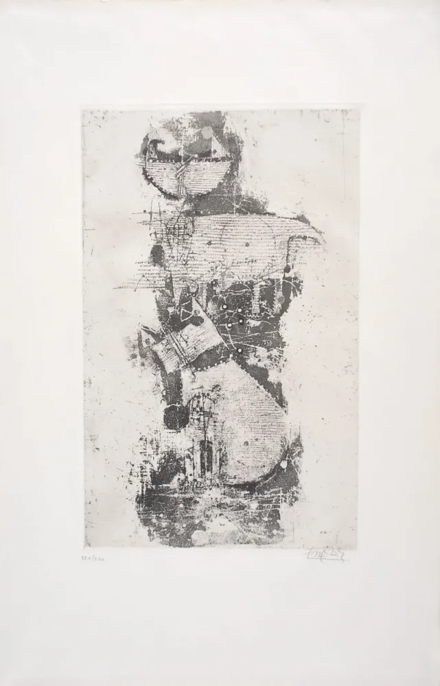 蚀刻版画 Friedlaender - Petit Bestiaire - Chèvre