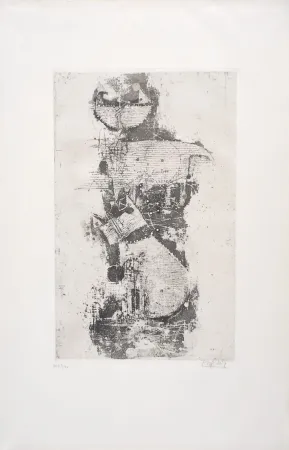 蚀刻版画 Friedlaender - Petit Bestiaire - Chèvre