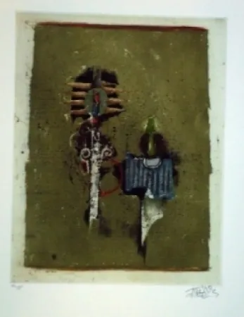 版画 Friedlaender - Pour un herbier nocturne IV