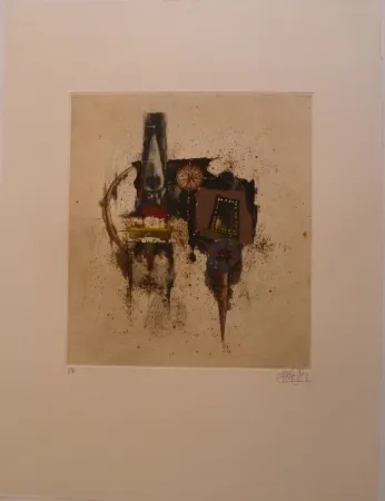 版画 Friedlaender - Prières de L'Aube V