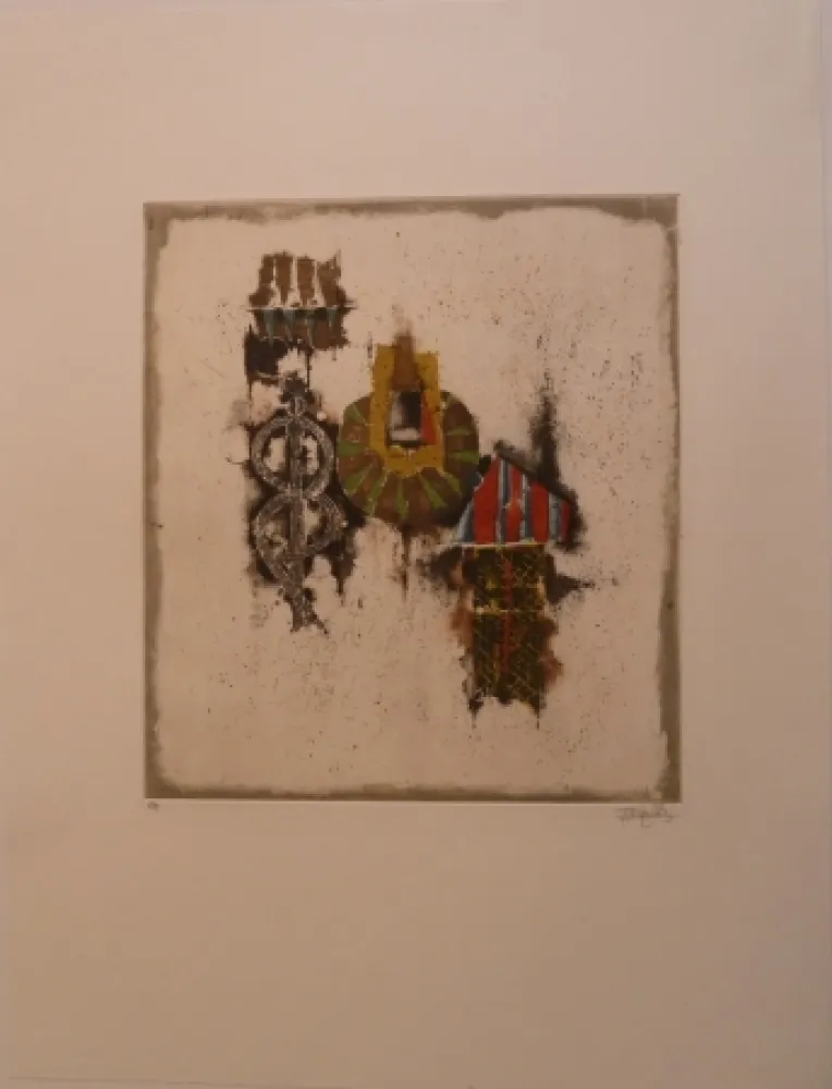 版画 Friedlaender - Règne Vegital IV