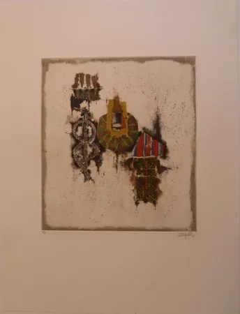 版画 Friedlaender - Règne Vegital IV