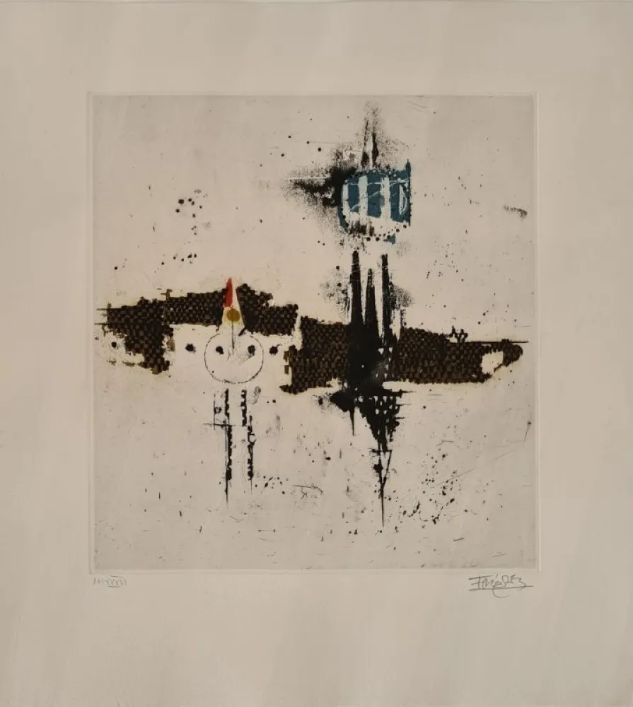 版画 Friedlaender - Sans titre