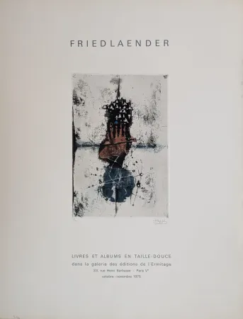 蚀刻飞尘法 Friedlaender - Sans titre