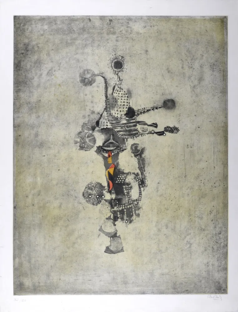 蚀刻飞尘法 Friedlaender - Trois oiseaux II, 1958 - Hand-signed