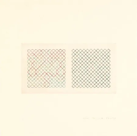 干刻版画 Frize - Suite à onze