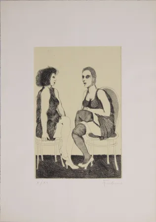 蚀刻版画 Frohner - S.T.