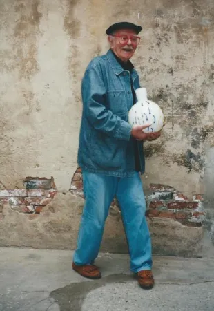 复数作品 Frost - Serenissimo - Glass Vase - A tribute to Venice and the Lagoon 