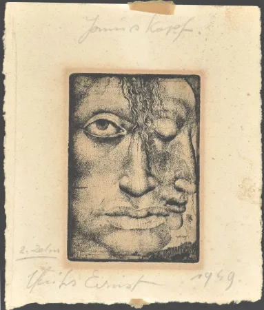 蚀刻版画 Fuchs - JANUS KOPF