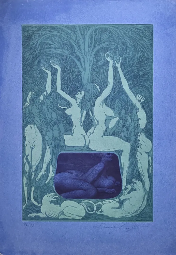 飞尘腐蚀法 Fuchs - Nacht Unterschlupf im Laub