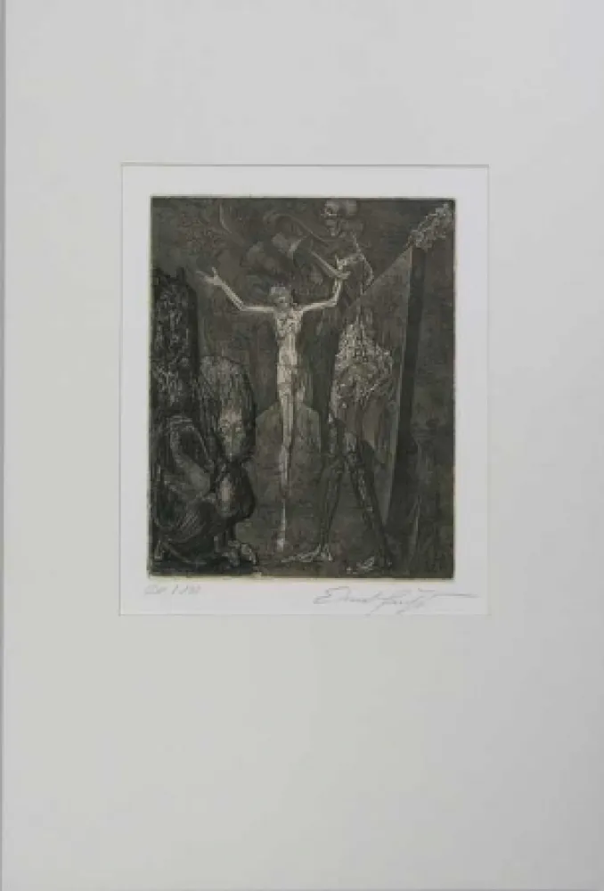 蚀刻版画 Fuchs - Totenglocke