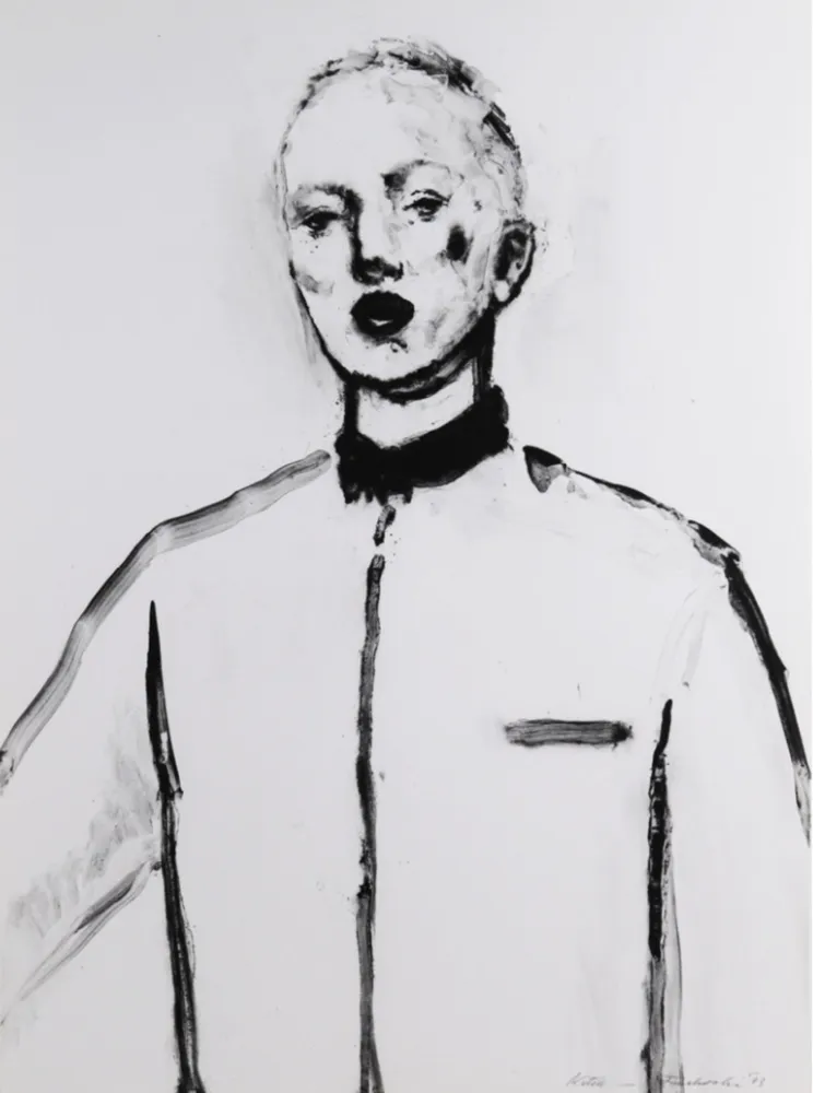 石版画 Funakoshi - The Frozen Throat
