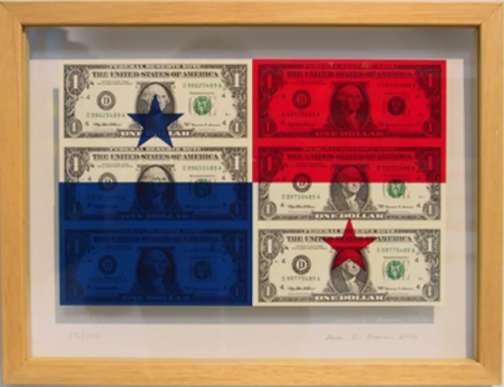 无技术 Gagnon - Panama Dollarization Flag