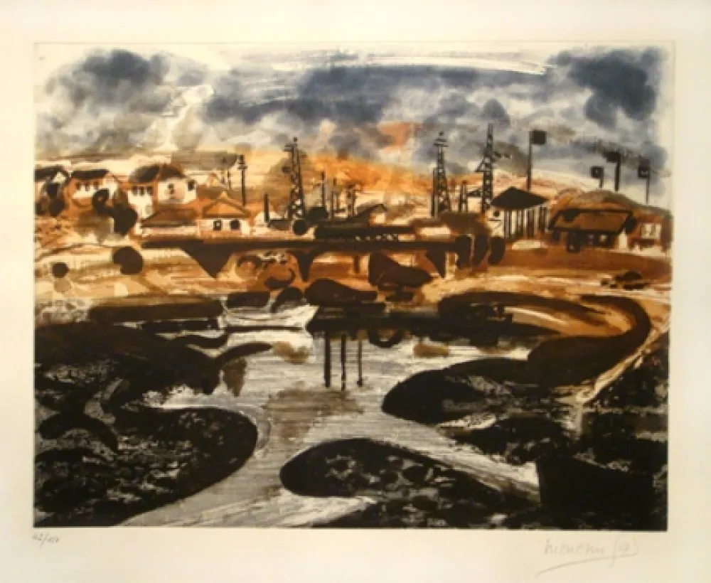 蚀刻版画 Gal - El Río