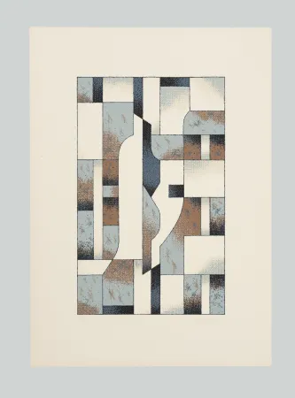 丝网印刷 Galli - Composizione (Tav. A)