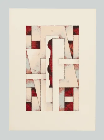 丝网印刷 Galli - Composizione (Tav. D)